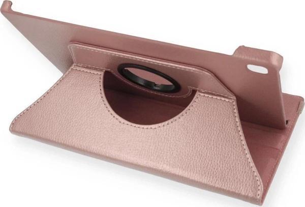 Samsung Galaxy T500 Tab A7 10.4 Kılıf 360 Tablet Deri Kılıf - Rose Gold - Image 1