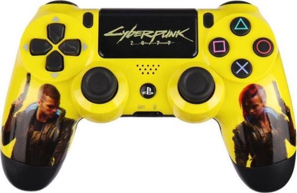 DualShock 4 V2 Cyberpunk 2077 ZCT2 Kablosuz PS4 Oyun Kolu - Image 1