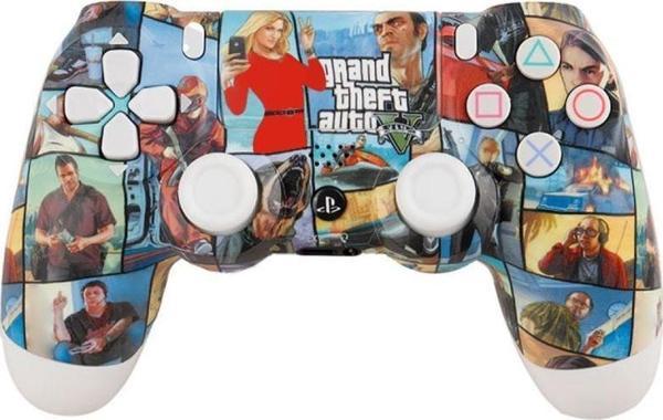 DualShock 4 V2 GTA V Edition ZCT2 Kablosuz PS4 Oyun Kolu - Image 1