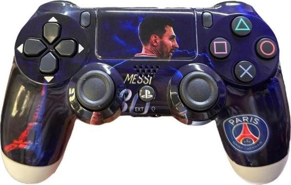 DualShock 4 V2 Messi Edition ZCT2 Kablosuz PS4 Oyun Kolu - Image 1