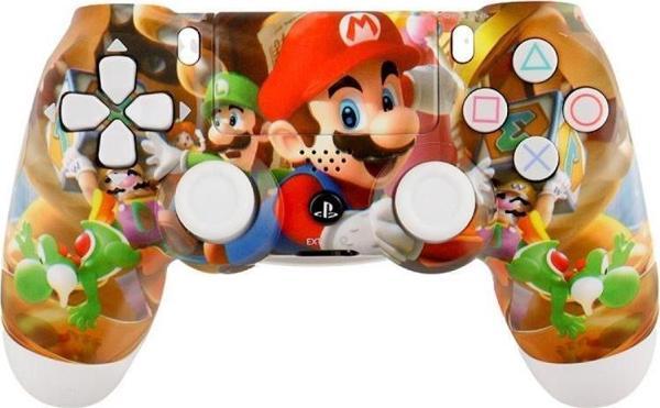 DualShock 4 V2 Süper Mario2 Edition ZCT2 Kablosuz PS4 Oyun Kolu - Image 1