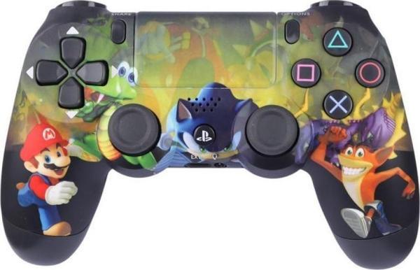 DualShock 4 V2 Süper Mario Edition ZCT2 Kablosuz PS4 Oyun Kolu - Image 1