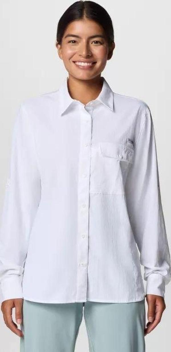Columbia Women's PFG Wild Cast™ Long Sleeve Shirt Kadın Uzun Kollu Gömlek FL9602 - Image 1