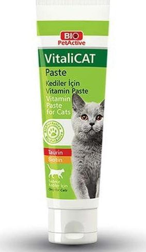 Bio PetActive VitaliCat Paste Taurin ve Biotinli Kedi Ödülü 100 ml - Image 1