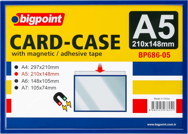 Bigpoint A5 Mıknatıslı(Magnetic) Afiş Muhafaza Kabı - Image 1