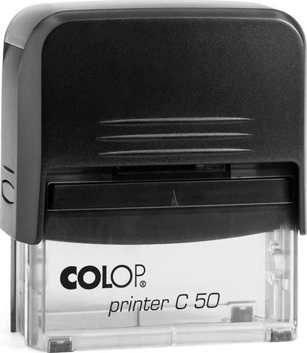 COLOP PRİNTER C50 SİYAH KASA SİYAH KEÇE - 30X69MM - Image 1