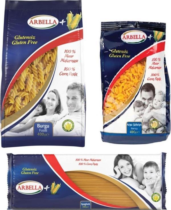 Arbella Glutensiz 3 Paket Makarna Seti - Image 1