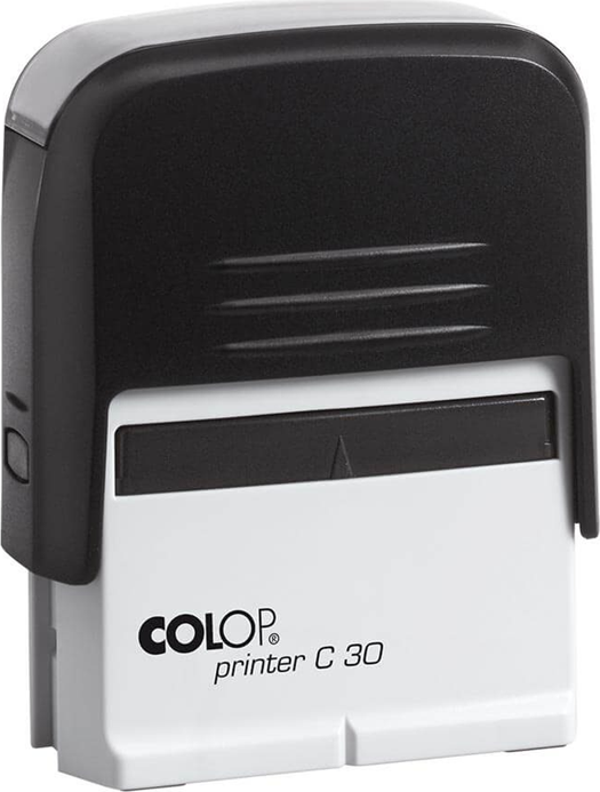 COLOP PRINTER C30 SİYAH KASA SİYAH KEÇE - 18X47MM - Image 1