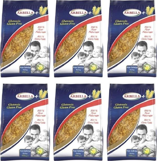 Arbella Glutensiz Arpa Şehriye 400  gr x 6 Adet - Image 1