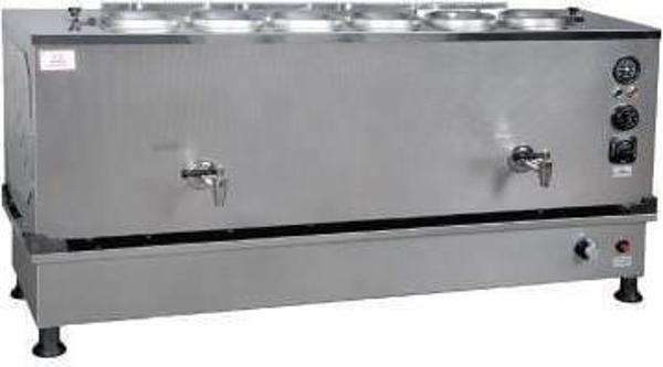 Anka Inoks Pro Kompakt Full Otomatik Çay Makinası Paslanmaz 6 Demlikli 56 Litre Elektrikli Tüplü - Image 1