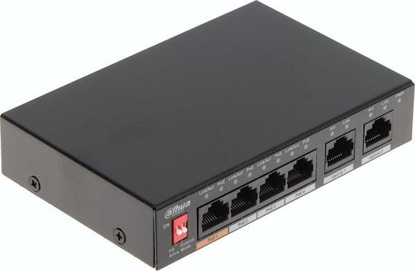 Dahua Pfs3006-4Et-60 6 Port 10-100 (4 Poe + 2Fe Uplınk Toplam 60W Poe) Switch - Image 1
