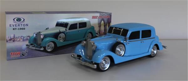 Everton Rt-1960 Emerald (Zümrüt Yeşil) Arabalı Bluetooth Fm-Usb-Tf-Aux Şarjlı Nostaljik Radyo - Image 1