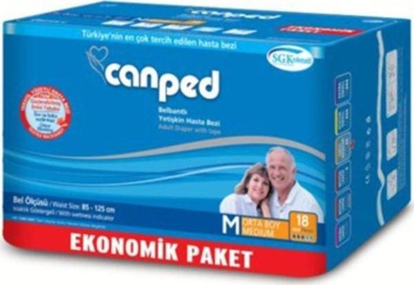 Canped Belbantlı Hasta Bezi Eko Orta 18'li - Image 1