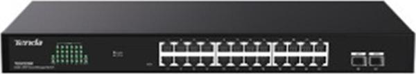 Tenda Teg2226F 24 Port 10-100-1000 + 2 Port Sfp Switch Cloud Yönetilebilir Çelik Kasa Switch - Image 1