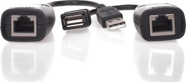 Vcom Cu824 Usb Rj45 Extender Plastik 45 Metre Uzatıcı - Image 1