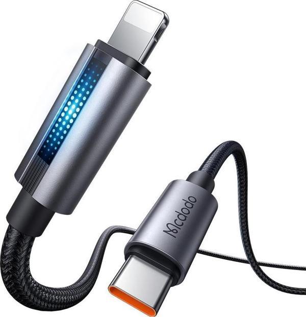Mcdodo Ca-5710 Pd 36W Type-C To Lightning Hizli Şarj Kablosu 120 Cm Siyah - Image 1