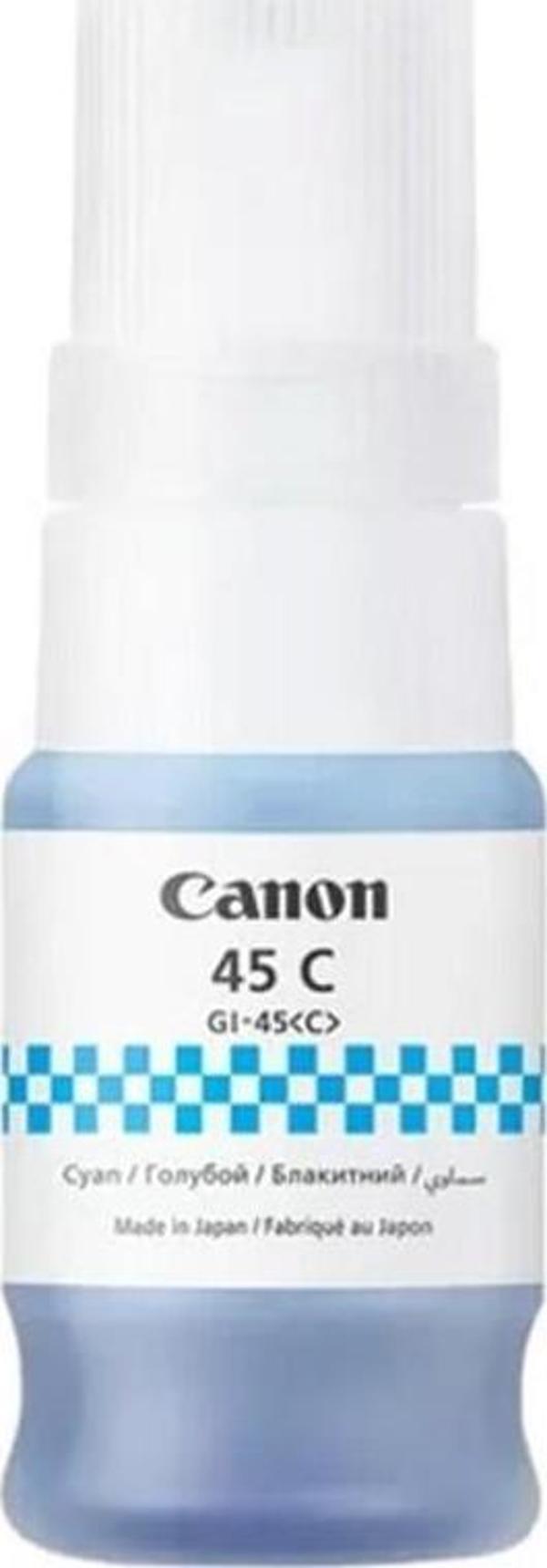 Canon Gi-45C Cyan Mavi Şişe Mürekkep - Image 1