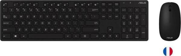 Asus W5000 Almanca Kablsouz Klavye + Mouse Set Siyah W5000-Ger-Syh - Image 1