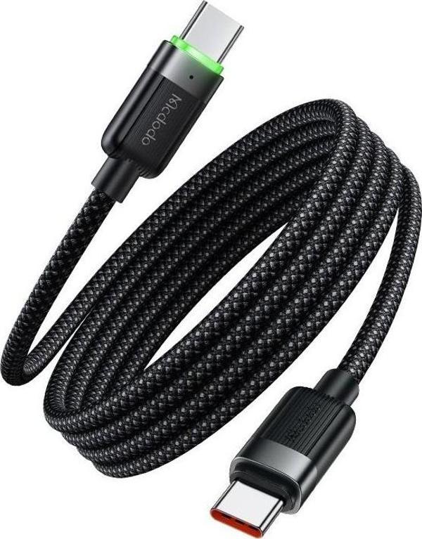Mcdodo Ca-2000 60W Usb-C To Usb-C Manyetik Sarilabilir Kablo 120 Cm Siyah - Image 1