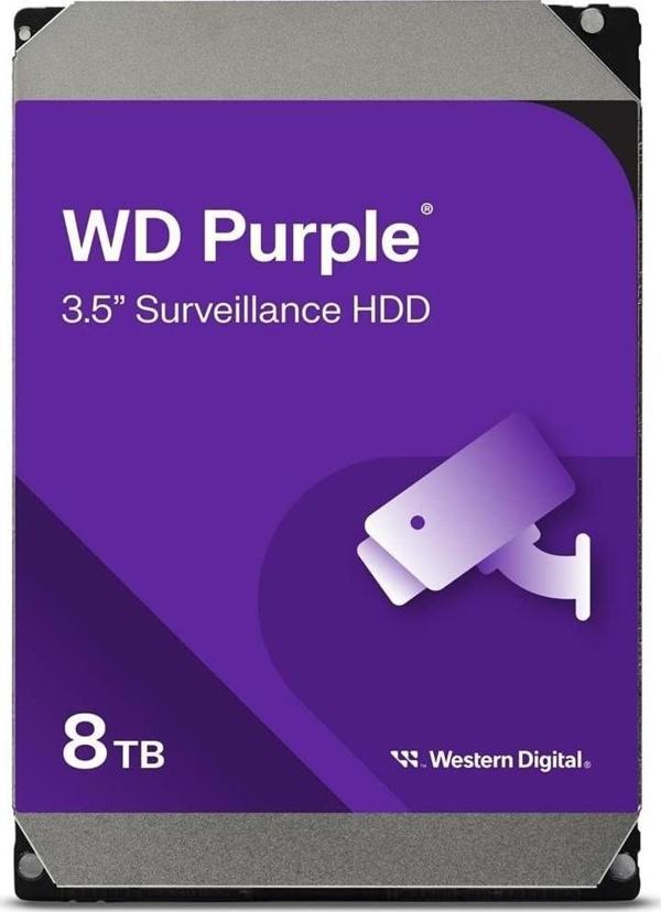 Wd 8Tb Purple Wd85Purz 5400Rpm 256Mb 7X24 Güvenlik Harddisk - Image 1