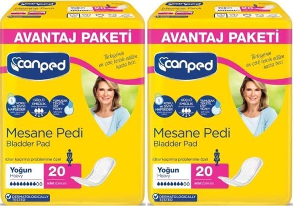 Canped Büyük Boy Yoğun 20x2:40 Adet Mesane Pedi - Image 1