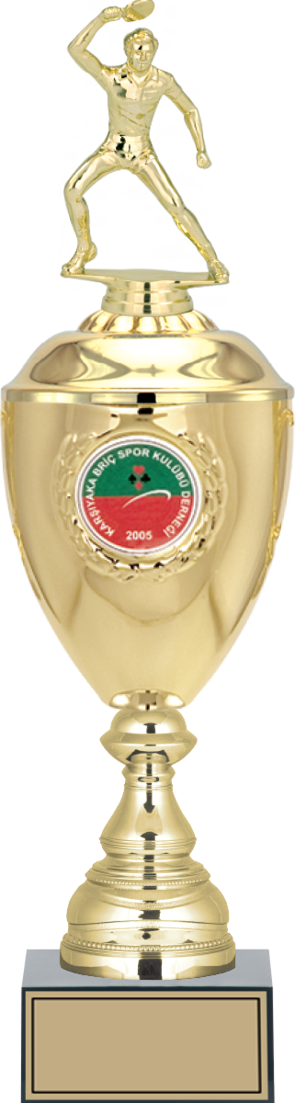 ODAK KUPA - Figürlü Kupalar - Masa Tenisi Erkek Figürlü Kupalar FG-079 C - 46 cm - Image 1