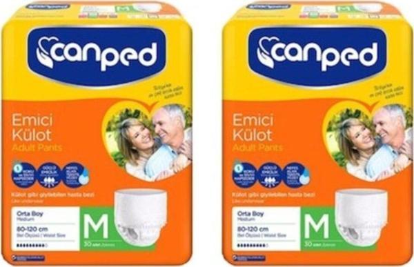 Canped Emici Külot 2*30=60 Adet Medıum - Image 1