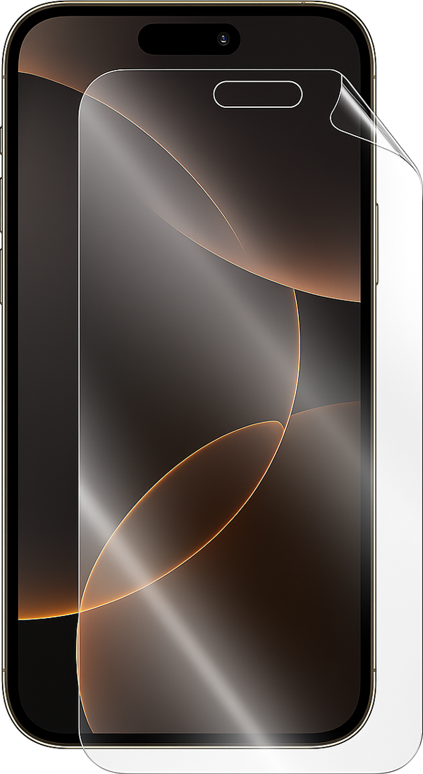 Apple iPhone 16 Ekran Koruyucu Nano 9H 0.3mm Esnek Şeffaf   - Image 1