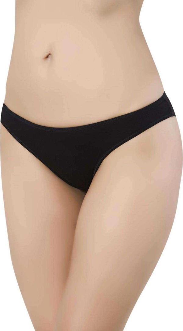 4 adet Eko Set Likralı Kadın Slip Külot Siyah Beyaz - Image 1