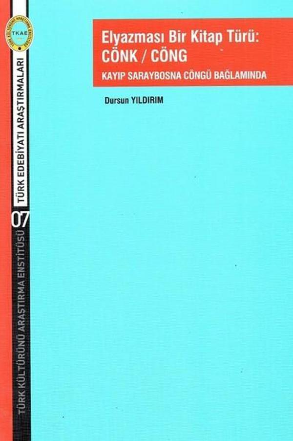 Elyazması Bir Kitap Türü-Cönk Cöng - Türk Kültürünü Araştırma Enstitüsü - Image 1