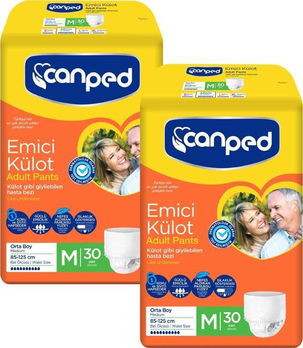 Canped Emici Külot Orta Boy Medium 60 Adet - Image 1