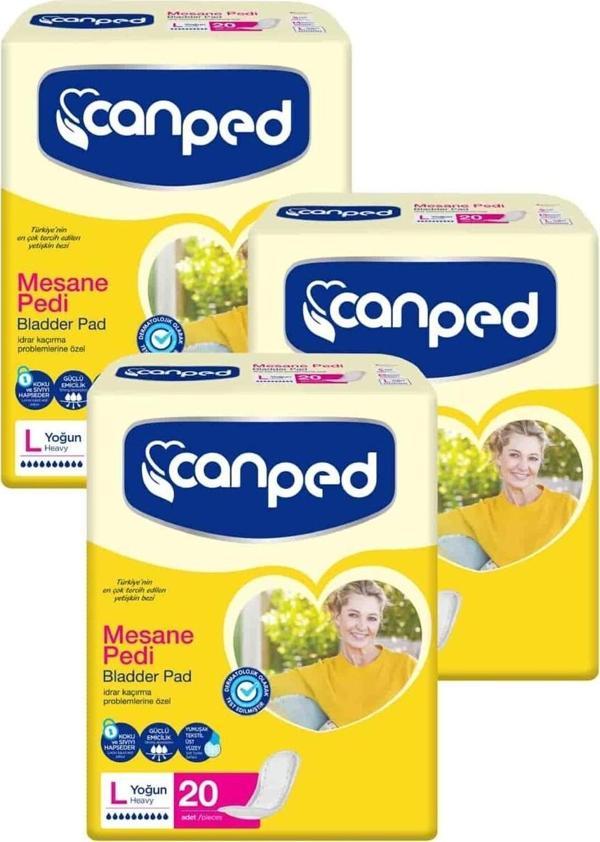Canped Mesane Pedi Yoğun L Beden 60 Adet - Image 1