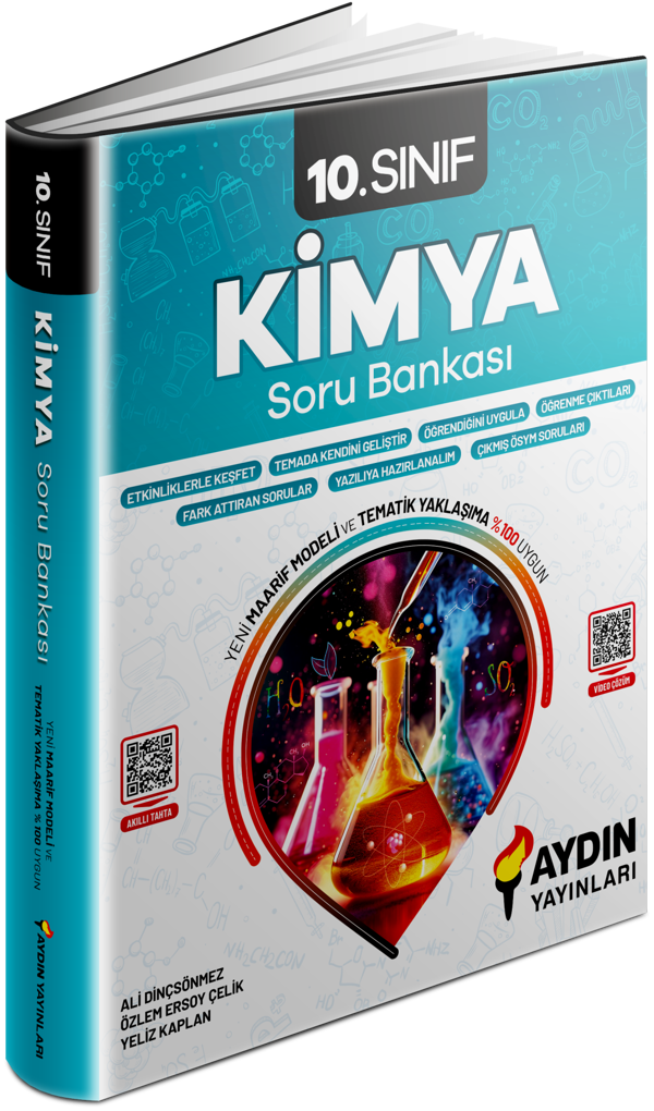 10. Sınıf Kimya Konu Özetli Soru Bankası Yeni Maarif Modeli - Aydın Yayınları - Image 1