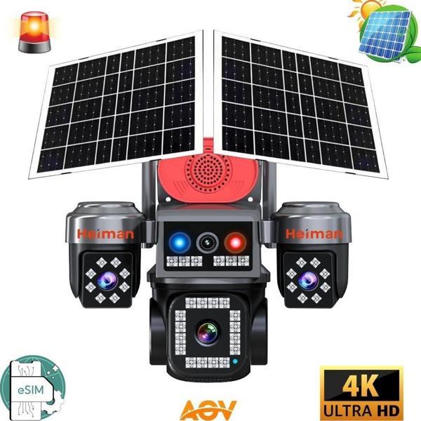 HEİMAN HM-890 E-SİM 4 Kameralı AOV Güneş Enerjili Kamera - Image 1
