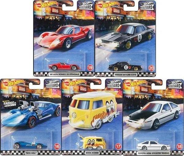 Hot Wheels Premium Boulevard 16-20 5 li Set - Image 1