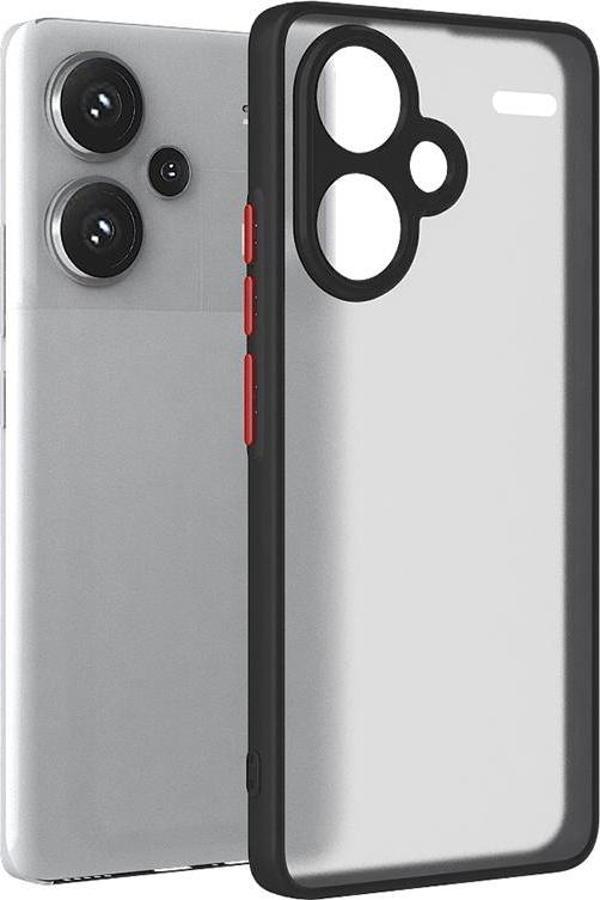 Xiaomi Redmi Note 13 5G Uyumlu Kamera Korumalı Darbeye Karşı Dayanıklı Arkası Mat Silikon Kılıf - Image 1