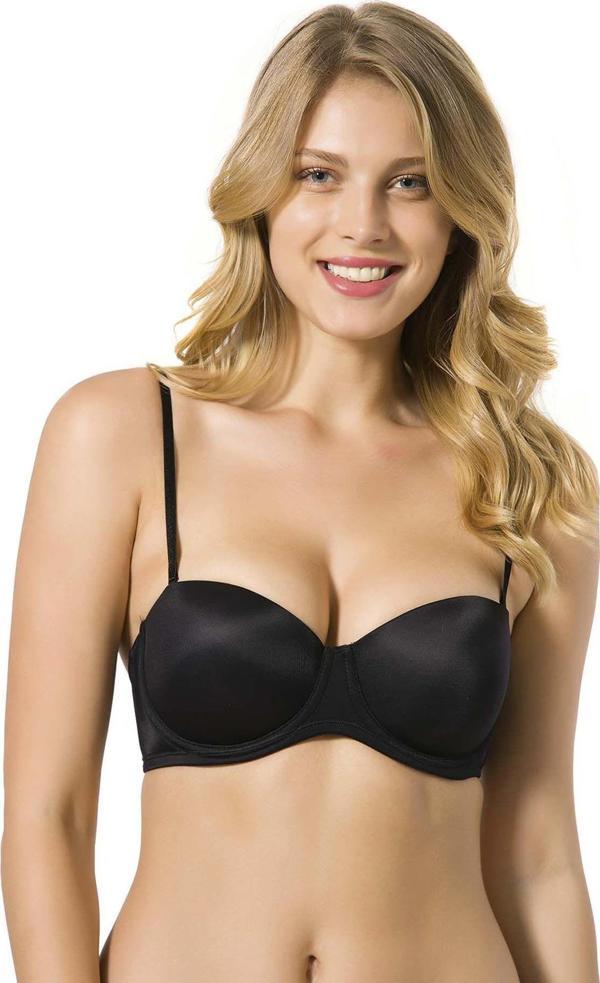 Le Jardin 7030-B Destekli-Balenli Micro Kaplı Silikonlu Sütyen - Image 1