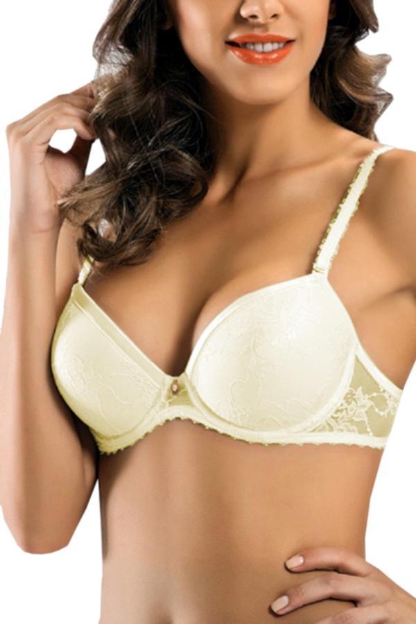 Le Jardin 7003-B Destekli-Balenli Dantel Push Up Sütyen - Image 1