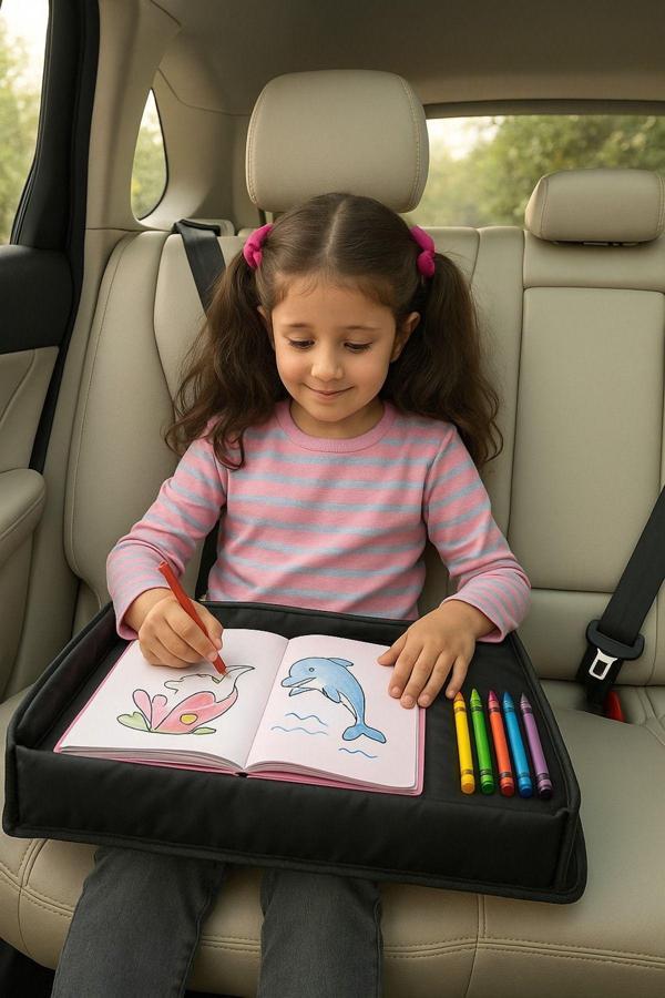 Ribac Katlanabilir Pratik Çocuk Aktivite Masası Oto Koltuk Sehpası - Image 1