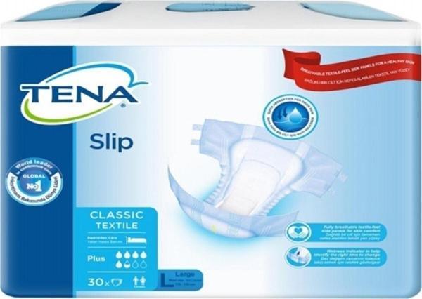 TENA Slip Classic Tekstil Yüzey Plus Büyük Boy Large 30 Adet 5,5 Damla - Image 1