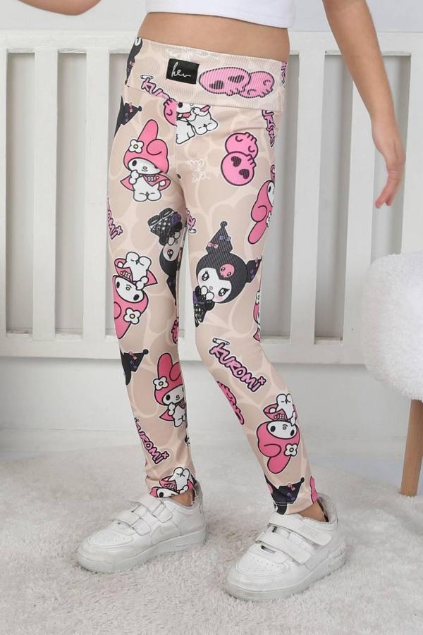 Kuromi Desenli Fitilli Tayt - 8001SB - Image 1