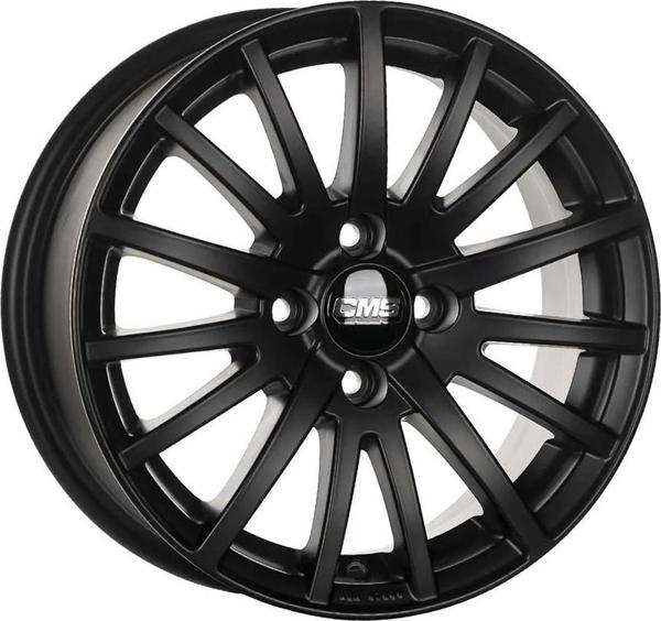 CMS-465-21 6.5x15" 5x100 ET43 57.1 Complete Matt Black Jant (4 Adet) - Image 1