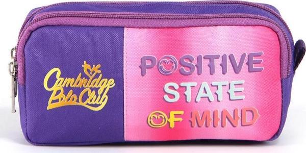 Cambridge Polo Club Positive State Kız Çocuk Çift Bölme Kalemlik - Image 1