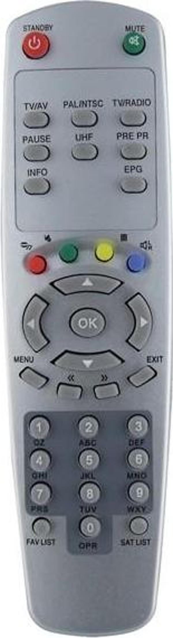 Herz Kr Techstar 7000 Unıcell Uydu Kumandası - Image 1