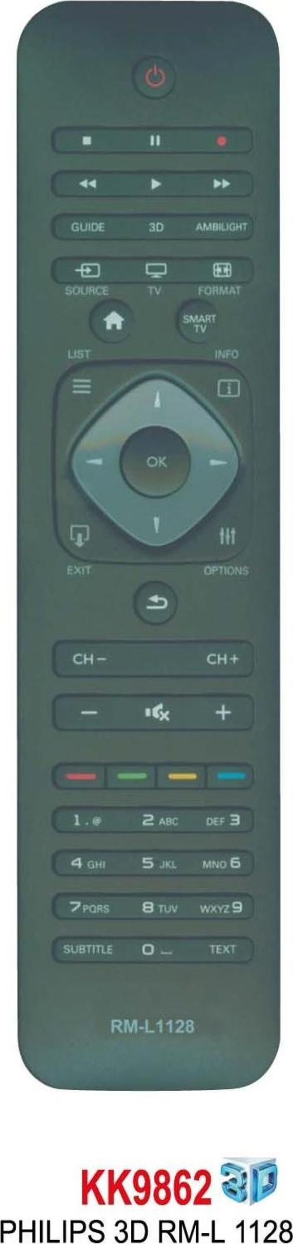 PHILIPS 3D RM-L 1128 lcd  KUMANDA - Image 1