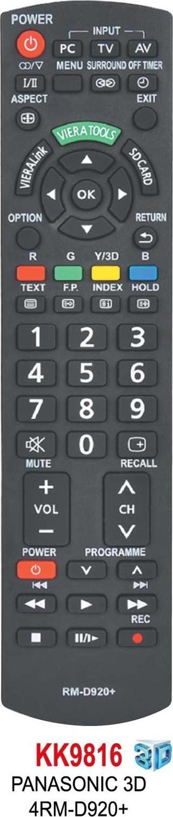 PANASONIC 3D - 4RM-D920+ KUMANDA - Image 1