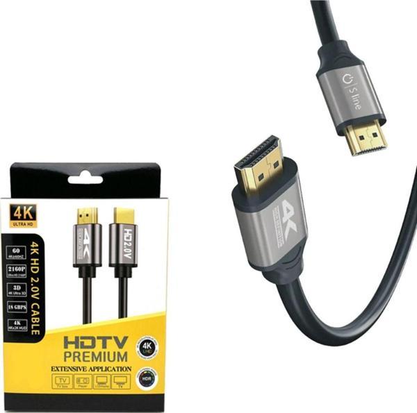 S-Line 3 Metre Ultra Hdtv 4k 60hz Hdmı 2.0v Görüntü Ve Ses Kablosu - Image 1