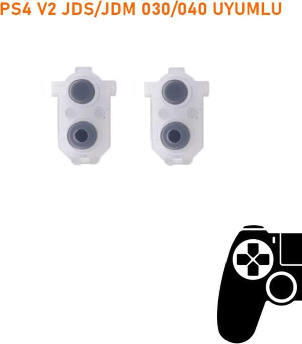 Siar 1 Takım Ps4 V2 Jds Jdm 030 040 Kollar İle Uyumlu Lr L1 L2 R1 R2 Lastik Takımı Playstation4 Kol Tamir - Image 1