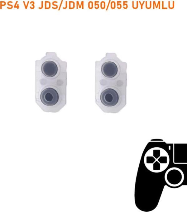 Siar 1 Takım Ps4 V3 Jds Jdm 050 055 Kollar İle Uyumlu Lr L1 L2 R1 R2 Lastik Takımı Playstation4 Kol Tamir - Image 1