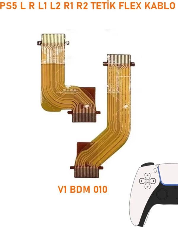 Siar 1 Takım Ps5 V1 Bdm 010 Kollar İle Uyumlu L R L2 R2 Tetik Flex Kablo Playstation 5 Kol Tamir - Image 1